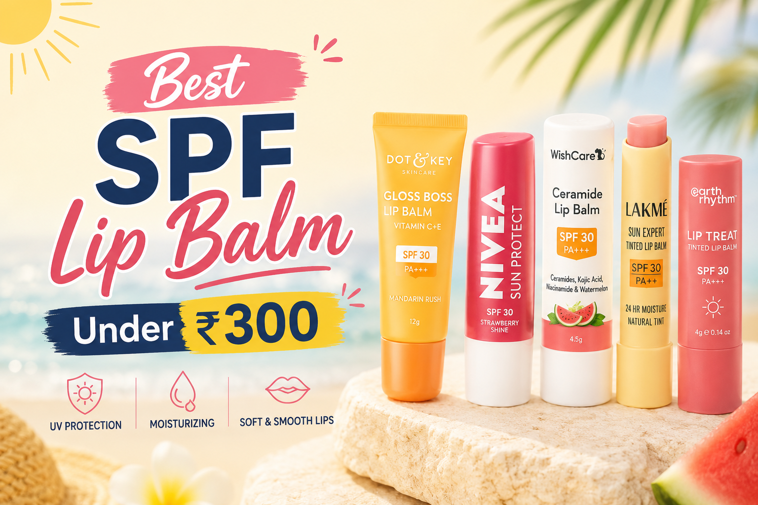 Best SPF Lip Balm Under ₹300